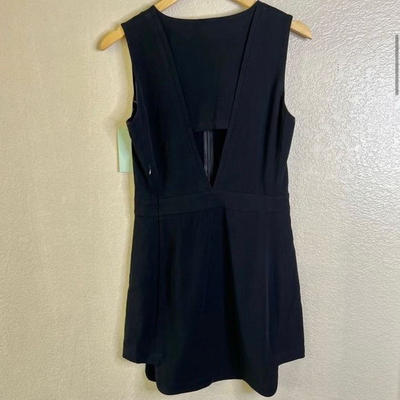 A.L.C Black Cut Out Cocktail Dress | 4 Step Hem Pockets w/ Zipper | NWT - Picture 3 of 10